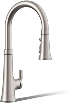 23766-VS Tone Pull Down Sprayer, Touchless Faucet for Kitchen Sink, Vibrant Stainless