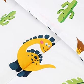 Utopia Bedding All Season Dinosaur Comforter Set with 2 Pillow Cases, 3 Piece Soft Brushed Microfiber Kids Bedding Set for Boys/Girls, Machine Washable (Twin)