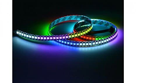 1M 5V APA102 144 LEDs/M PCB Pixels LED Strip Nonwaterproof IP30 Led Digital Strip Individual Addressable APA102C (Black PCB)