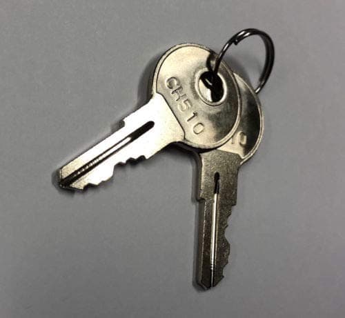 2 Pcs of Cut Keys Code CH510 RV Compartment Trucks Tool Box Lock Cargo