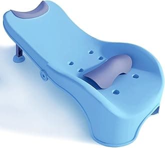 Adjustable Children Shampoo Chair for 3-10 Year Old Bathing Seat Tub Collapsible with Prevent Wet Clothes Design