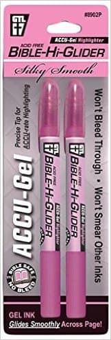 Accu-gel Bible Hi-Glider (2-pack) (pink)