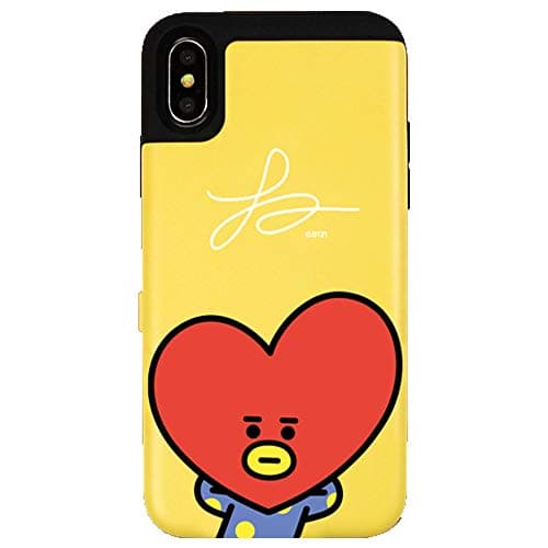 iPhone Xs Max Case, BTS BT21 Official Card Bumper Phone Case (Designed by Bangtan Boys) Kpop (TATA)