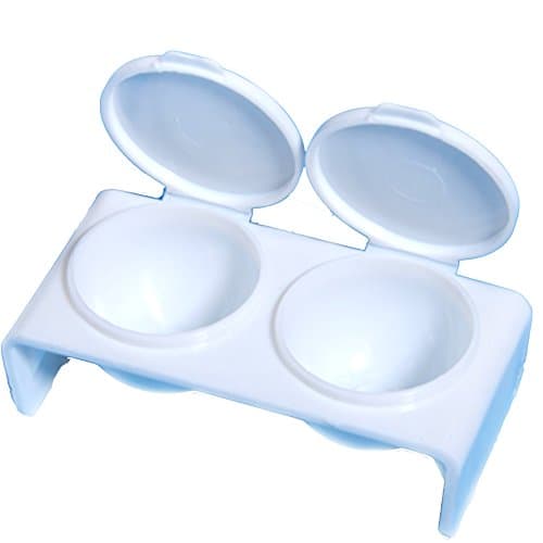New Double Lips Plastic Nail Dappen Dish Nail Art Design Acrylic Liquid Powder Mixing tools For Acrylic powder liquid