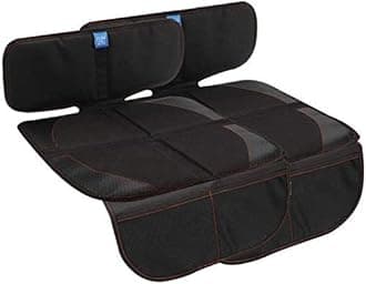 funbliss Car Seat Protector for Baby Child 2 Packs Black,Waterproof Seat Protector with Thickest Padding for Baby Car,Dog Mat,Cover Pad Protects Automotive Vehicle Leather