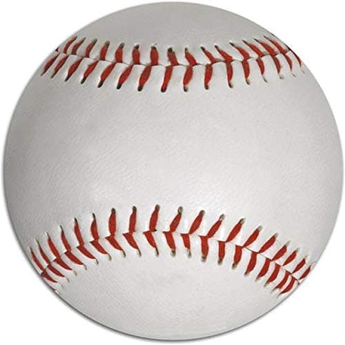 PSEPriya Sports Leather Baseball (White, Size - 9 Inch)