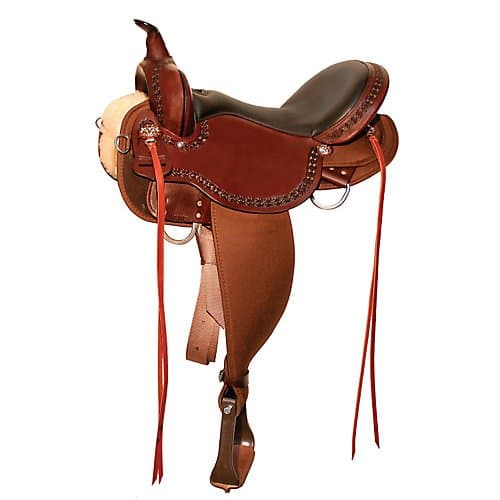 Circle Y High Horse Daisetta Saddle 15 Wide Tobac