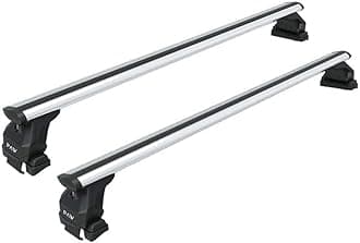 For Toyota Hilux 2005-15 Roof Rack Cross Bars Metal Bracket Normal Roof Alu Silver