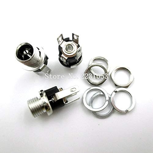 Electrical Equipments Supplies - 10PCS/LOT DC-053A DC Plug 5.5-2.1 DC Socket Female With Nut 5.52.1 mm