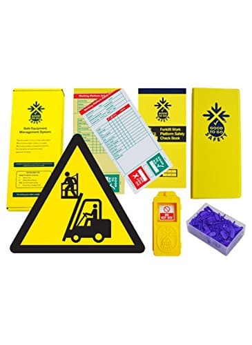 Good to Go Safety51349 Forklift Working Platform Weekly Kit (1 tag, 100 seals, 2 Check Books and 1 wallet with pen)