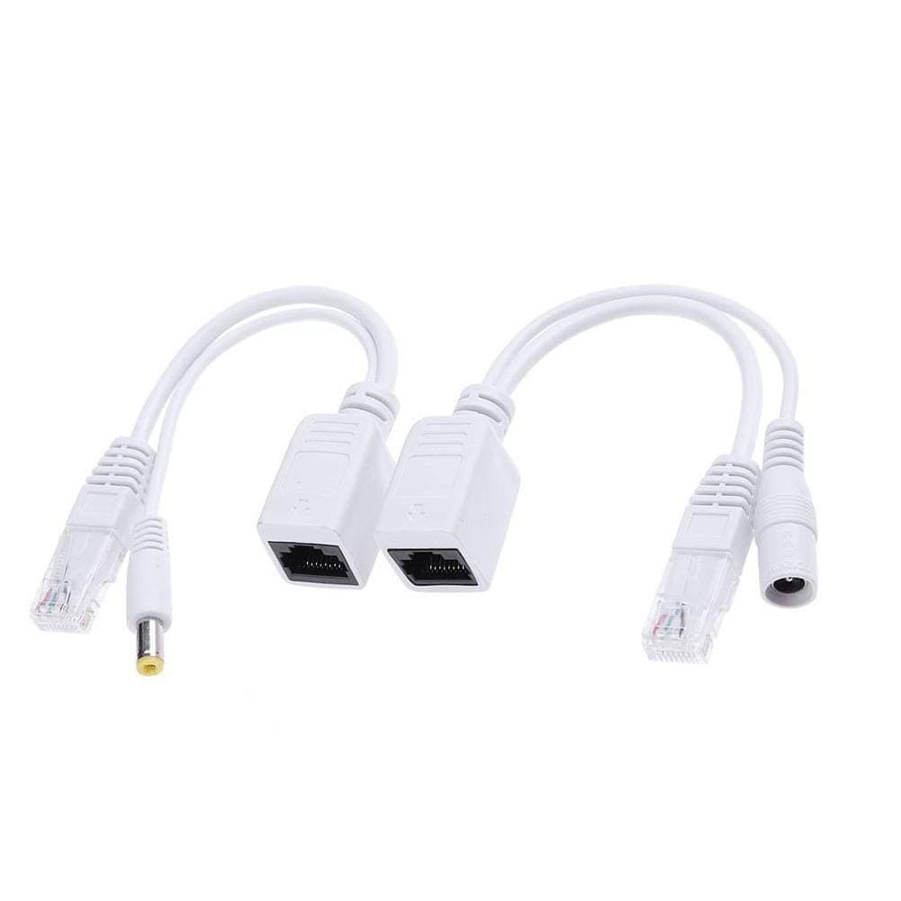 LipiWorldPower Over Ethernet PoE Injector Splitter Adapter PoE Cables