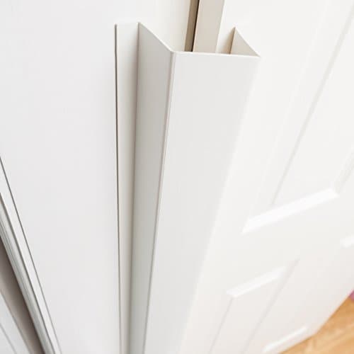 Cardea Solutions Child Safety Door Finger Pinch Guard Hinge Protector for The Front of The Door – White (Single Pack) *Suitable for Domestic USE ONLY*