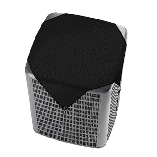 Windscreen4less 36"x36" A/C Unit Cover Winter Waterproof Air Conditioner Compressor Condenser Cover with Bungee Cords for Outside