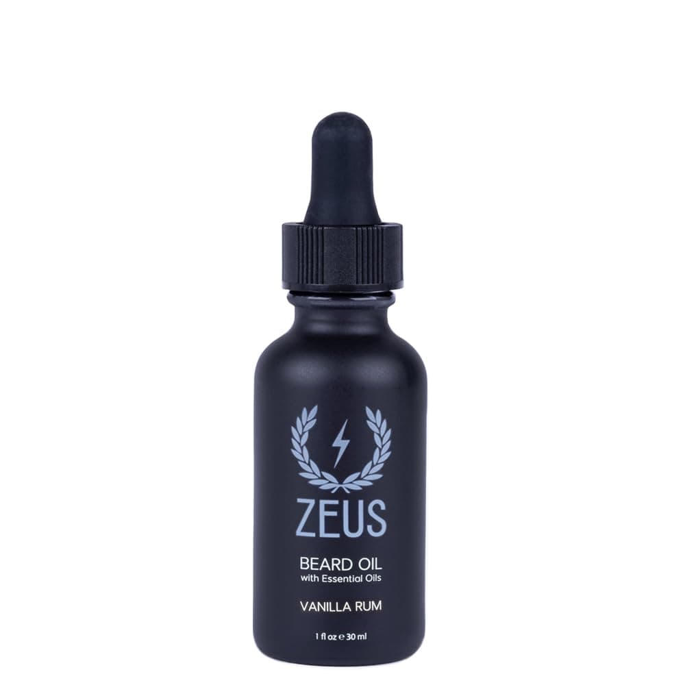 ZEUS Beard Oil for Men, Natural Vanilla Rum 30ml