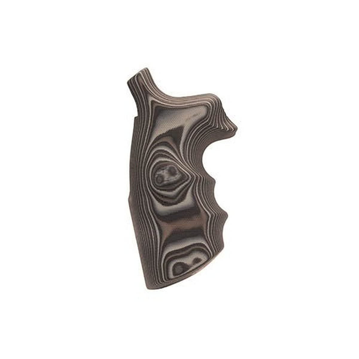 HogueHogue, S&W N Frame Round Butt Grips, Convert Finger Grooves, Smooth G-10
