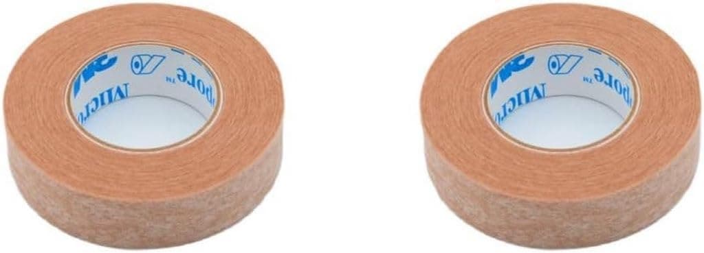 3M Micropore Tan Surgical Tape 0.5" Wide -2 Rolls