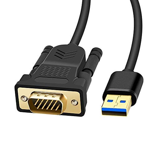 USB 3.0 to VGA Adapter Cable, Multi-Monitor Display External Video Adapter Up to 1920 x 1080 for Windows 10, 8.1, 8, 7, PC, 1.8M/5.9 FT - (NOT Support Mac/Linux/Chrome)