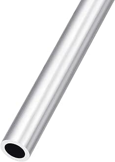 METALLIXITY 6063 Aluminum Tube (13mm OD x 9mm ID x 300mm L), Aluminum Round Tubing - for Home Furnishing, Machinery, DIY Handicraft