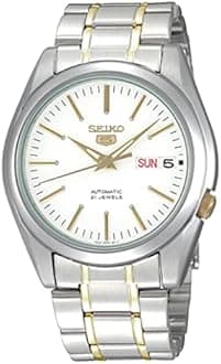 SEIKO Automatic Watch for Men 5-7S Collection - with Day/Date Calendar, Luminous Hands, Stainless Steel Case & Bracelet