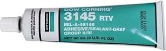 Dow Corning 3145 Gray Rtv Mil-A-46146 Adhesive Sealant, Gray, 3 Oz. Tube by stanleysupply