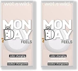 wet n wild Mood Makeup Sponge Monday Feels (Pack of 2)