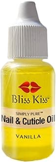Bliss Kiss (Vanilla) - Simply Pure Cuticle & Nail Oil 15ml Dropper (Vanilla)