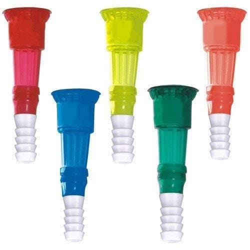 PVC Tap Connector/Rubber Pipe Jointer/Pipe Nozzle for Washroom, Kitchen, Garden Use - Set of 5 Color -Multi Hose Connector 12mm 1/2" (5)