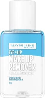 Maybelline New York Biphase Eye + Lip Makeup Remover, 2X More Effective and Fragrance Free Easy to Use Makeup Remover, Water-proof Make-up Remover With Addition of Pro-Vitamin B5 | 40 ml