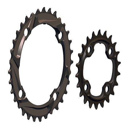 33/22t 104/64 BCD Mountain Double Chainrings
