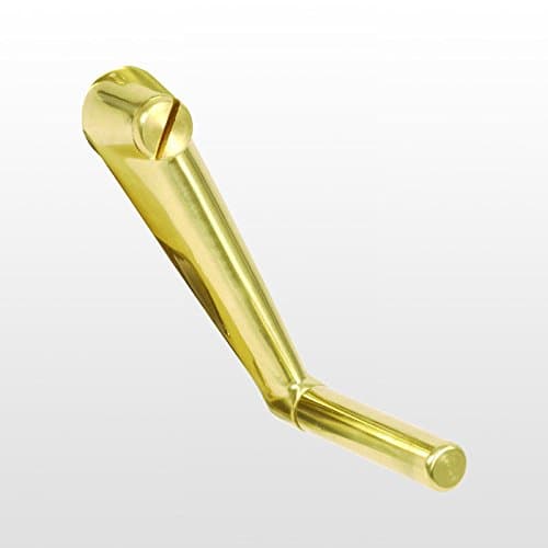 Vermont Brass Tennis Post Handle - Winder Handle for Tennis Posts with Optional Winder Mechanism | Suitable For Square & Round Tennis Posts | Tennis Court Accessories (Round Handle, Handle Only)