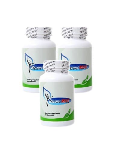 Relora Max Stress Relief and Weight Control 3 - 60 Capsule bottles