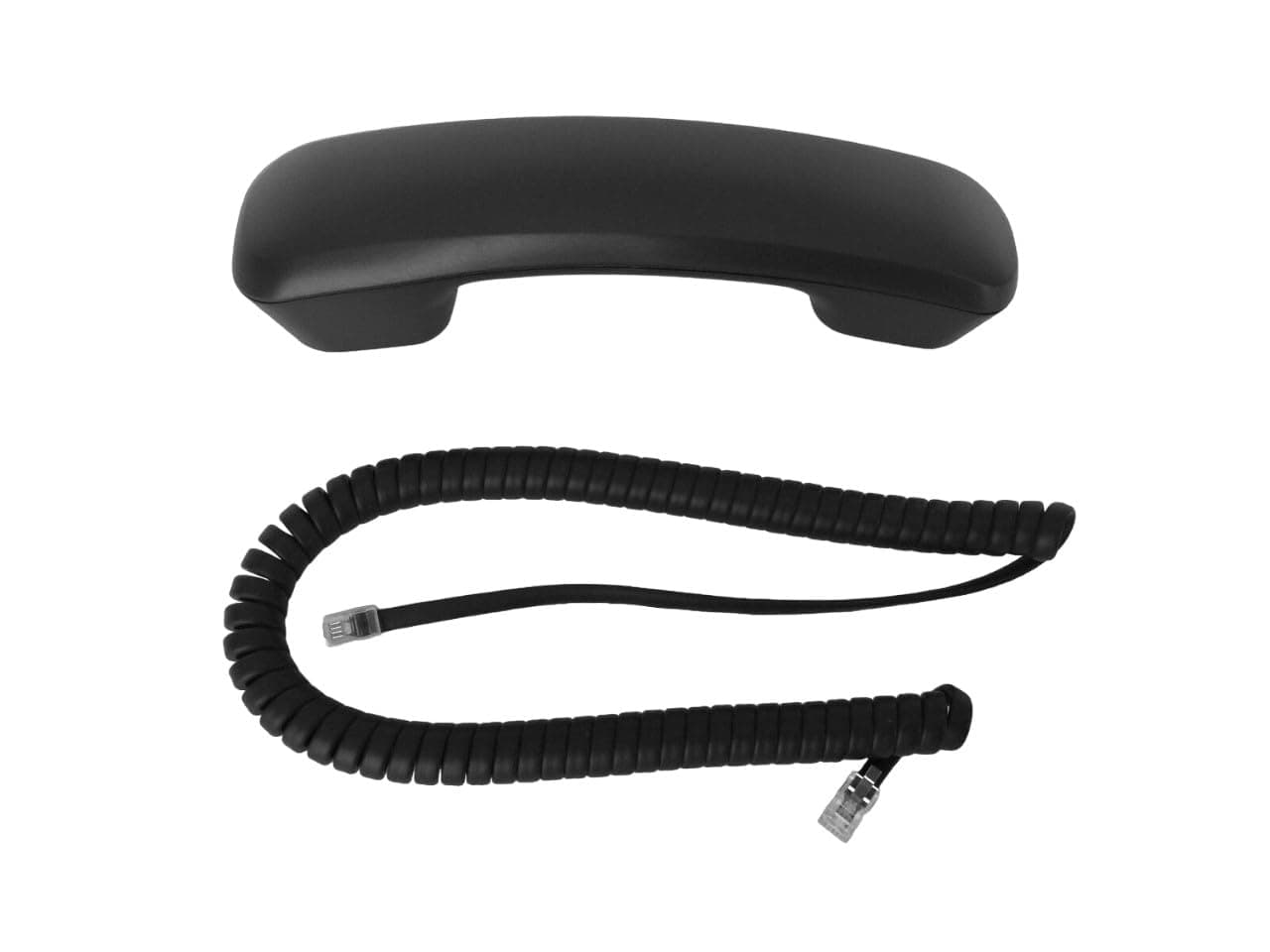 Replacement Handset Receiver with Curly Cord for Panasonic KX-DT300 and KX-NT300 Series IP and Digital Phone KX-DT321 KX-DT333 KX-DT343 KX-DT346 KX-NT333 KX-NT343 KX-NT346 KX-NT366