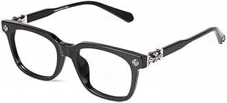 GenericClassic Non-prescription Eyeglasses Thick Square Frame Clear Lens Glasses for Women Men