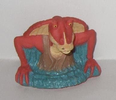 Jar Jar Binks 1999 3.5" Soft Vinyl Water Squirter