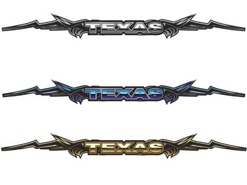 Texas - Tribal Windshield Decal - Choose from 3 Colors (Gold)