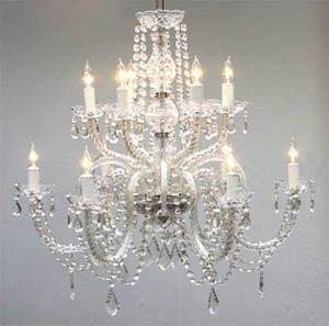 Gallery Lighting Crystal Chandeliers H27 X W32