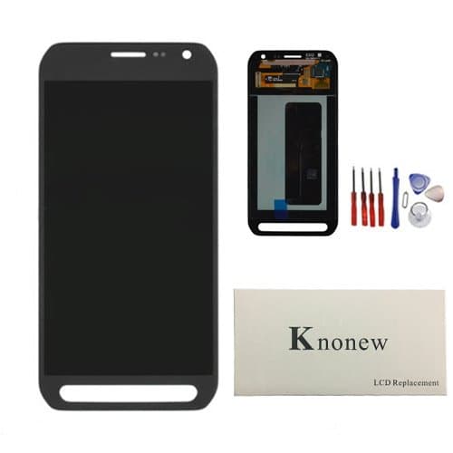 KNONEW LCD Display Touch Screen Digitizer Assembly Replacement part For Samsung Galaxy S6 Active G890 G890A Tools (Grey)