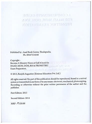 HAAD, MOH, DOH, RN & Prometric Exam Preparation