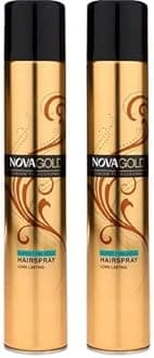 Long Lasting Hairspray | 2 Pack | Super Hold Hair Styling Spray for All-Day Hold & Shine