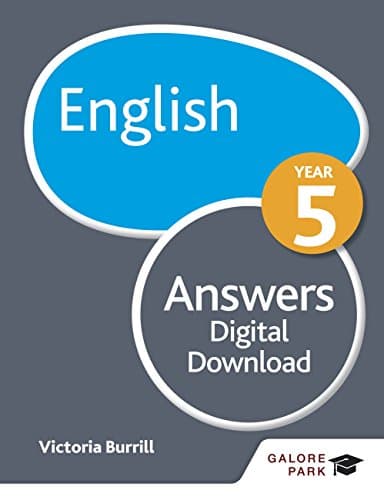 English Year 5 Answers Kindle Edition