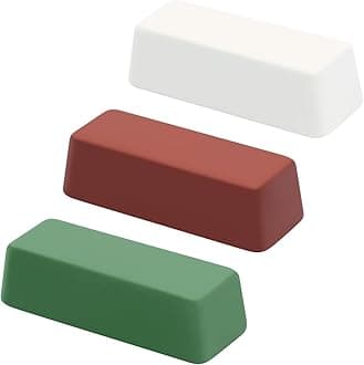 Buffing Polishing Cutting Compounds 4 Oz. Kit - Green Fine/White Medium/Red Coarse - 3 Pack