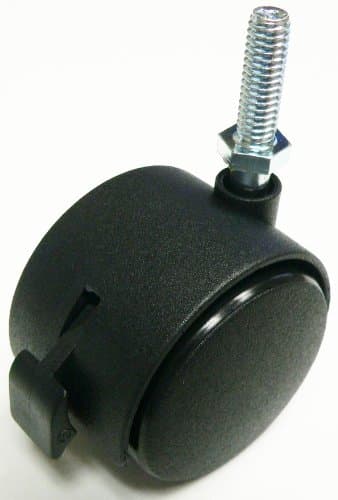 Oajen2" 50mm Caster, Locking, Brake, 1/4" - 20 x 1", 4 Pack, 90 lbs Raing Each