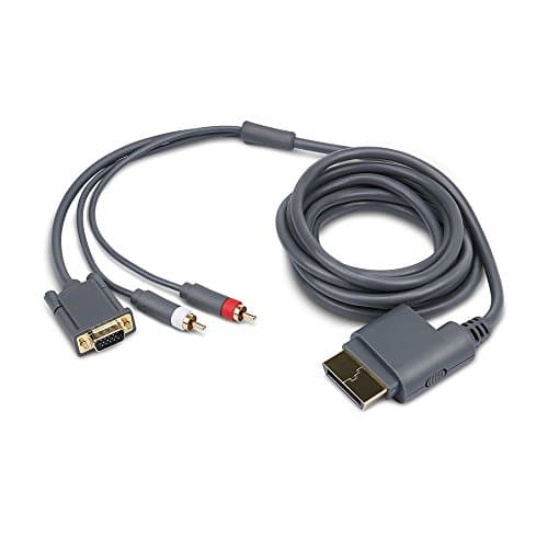 Xbox 360 AV Cable,CoocoTech Xbox 360 VGA Audio/Video Cable
