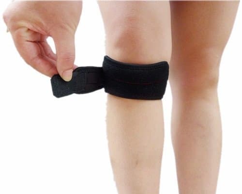 Patella Jumpers Knee Strap Adjustable Support Brace Tendonitis Running Quality Neoprene Patella Knee Tendon Brace Support Wrap Pad Bandage Strap Elastic Protector Guard Adjustable Sports Pain Belt Band Compression Wrap Knee Patella Iliotibial Support Brace Strap