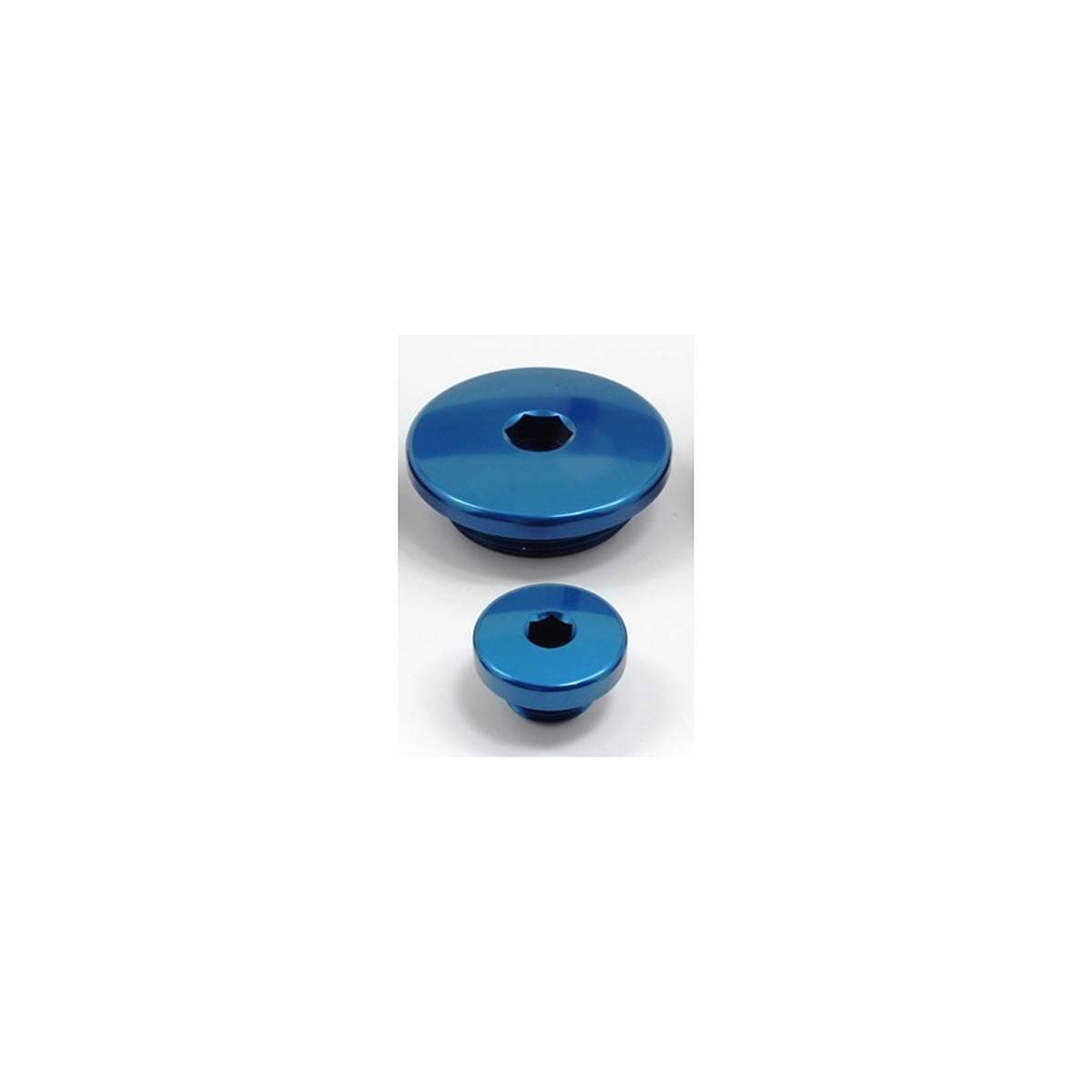 Works Connection Engine Timing Plugs (BLUE) For 14-23 YAMAHA YZ250F