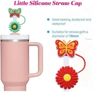 Stanley Cup Straw Cover Cap, Compatible with 30 & 40 Oz Tumbler, Reusable Straw Tips, Perfect for Gifts
