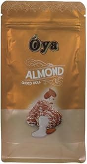 Oya Almond Choco Roll 500 Gram with Yummy Cream| Diwali Gift Box | Classic Delicious Choco Roll with Almond Dry fruits and Cocoa Cream, Smooth Crunchy Snacks, Biscuits, Sweet Treats for Kids and Adults | A delicious snack for a cozy tea time or coffee break | The assorted set is perfect for parties, family gatherings, or as a sweet gift for someone special | A sweet gift for chocolate enthusiasts | Imported from UAE. Delicious Mouth Melting Chocolate