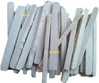 White Natural Earthy Slate/Saleti Pencil Natural Limestone Slate Chalk Pencil - Pack of 100 PCS (Saleti Chalk)|| AZ787