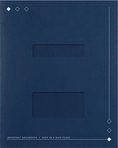 Tax Return Folder with Side-Staple Tabs