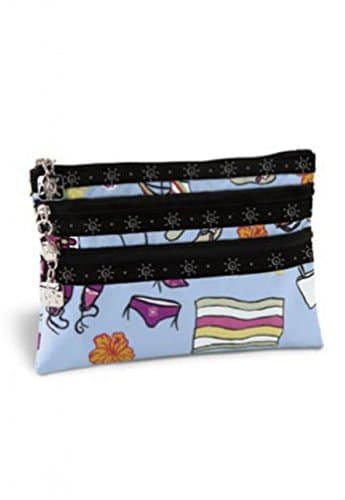 Sunny Summer Days - Mini Clutch / Cosmetic Bag - Blue